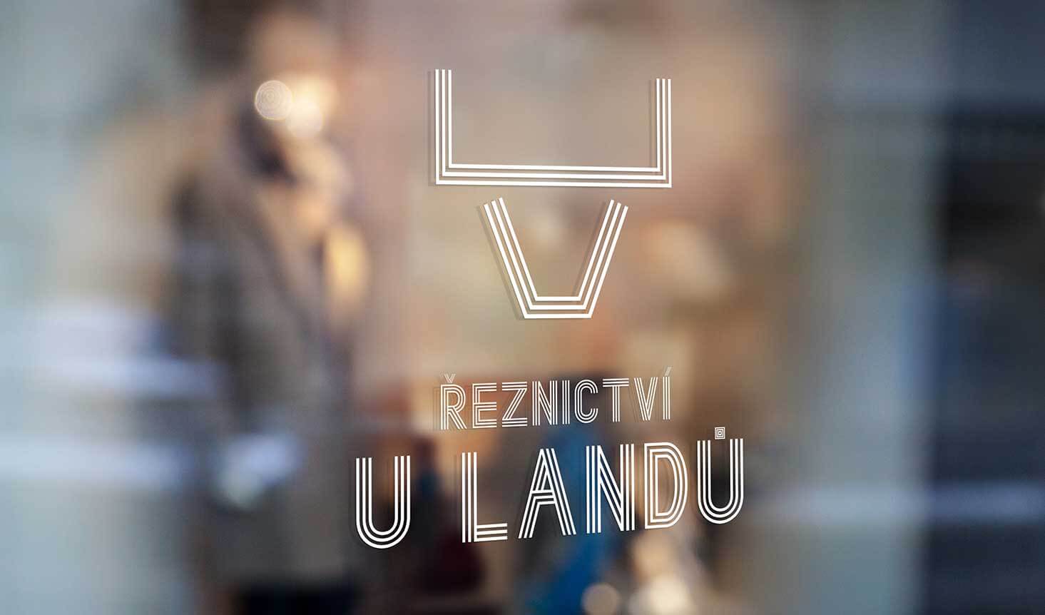 nové logo řeznictví u landů